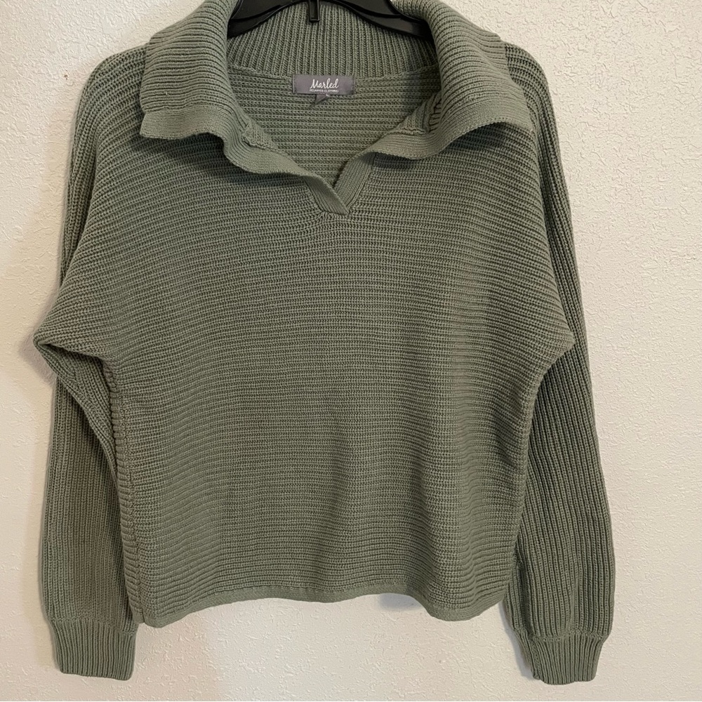 Marled sweater